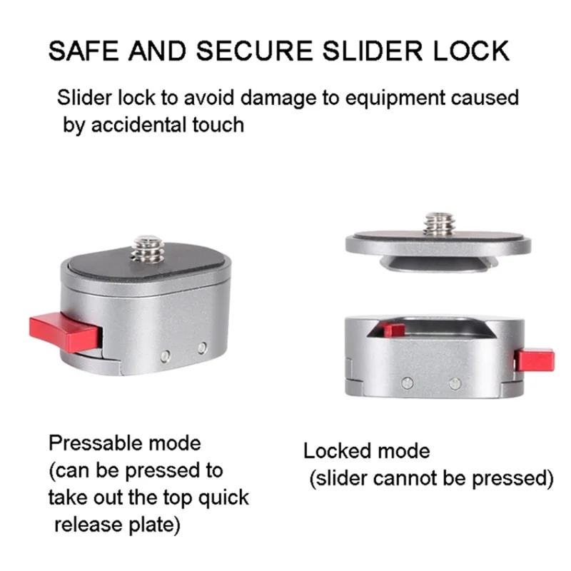 Z049 لوحة تحرير سريع محمولة صغيرة للكاميرا الرقمية أحادية العدسة وحامل ثلاثي القوائم وحامل وحيد القائم