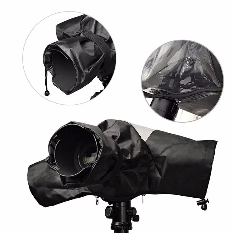 Housse de pluie 396 Raincoat Waterproof Protection Case pour objectif téléphoto moyen de caméra