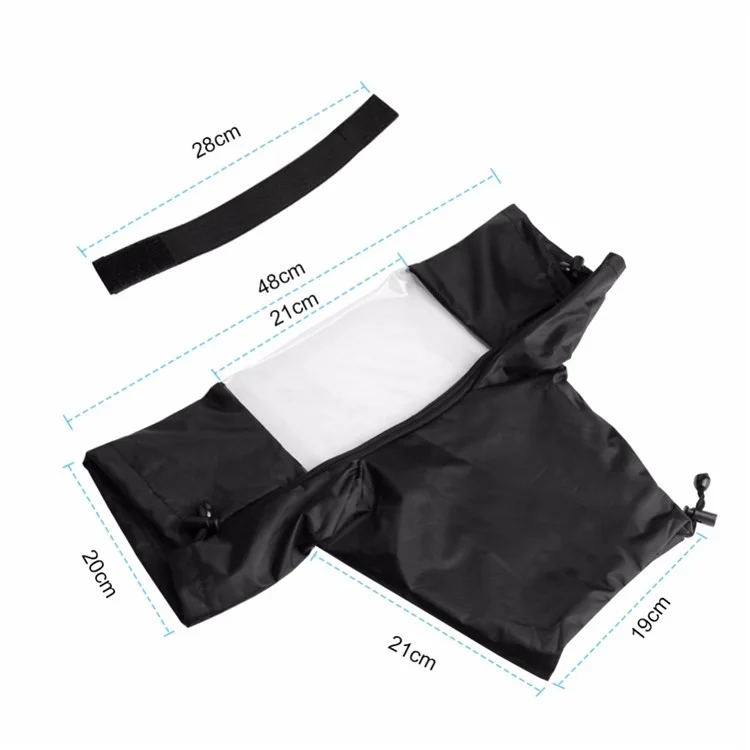 Housse de pluie 396 Raincoat Waterproof Protection Case pour objectif téléphoto moyen de caméra