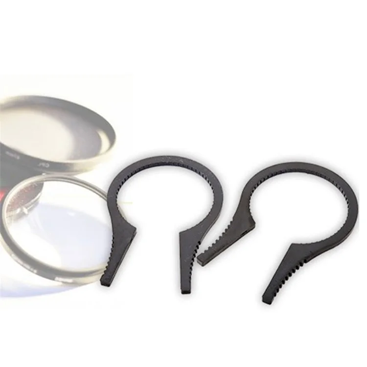 LJ1173 2Pcs for 67mm-77mm Caliber Lens Filter UV Lens Plastic Removal Wrench Camera Lens Filter Clamps