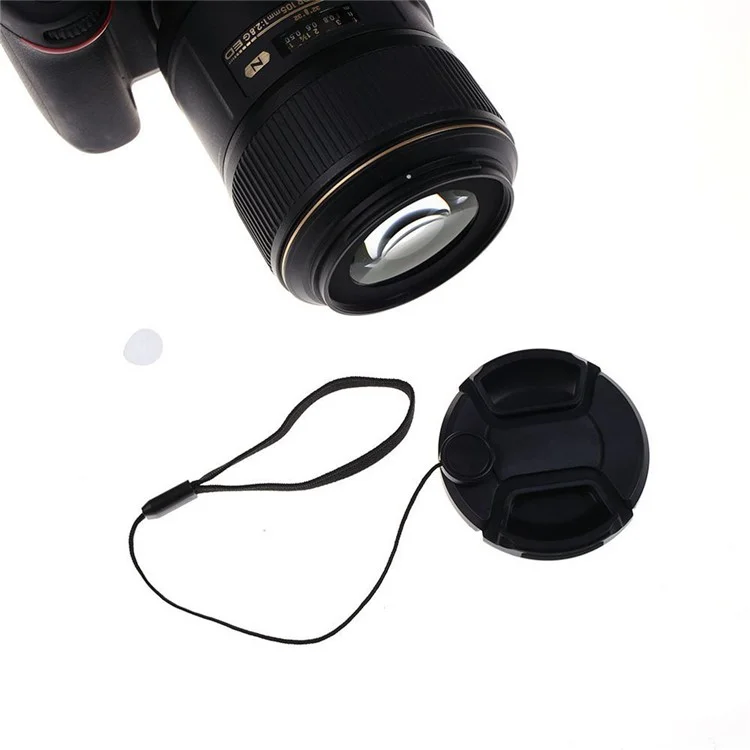 1718 Camera Lens Cap Keeper Holder Rope Prevent Lens Cap Lost for Canon Nikon Sony DSLR SLR Camera