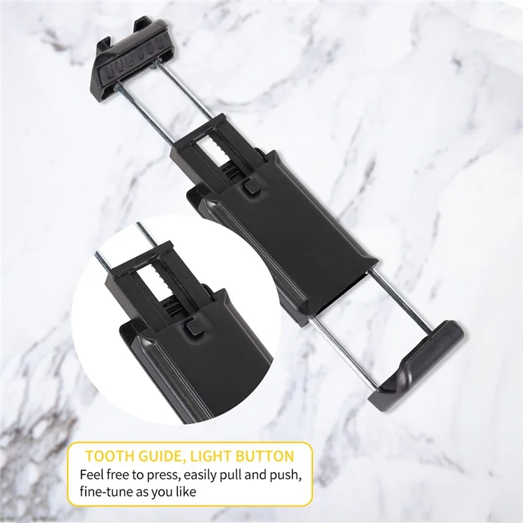 G175 Desktop Tablet Phone Mount Retractable Tripod Phone Clip mit 1 / 4" Schraubadapter für Live-Streaming