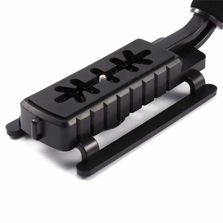 Cámara réflex digital portátil H002 Sponge Handle ABS Stabilizador Forma U-shape DV Soporte Luz de relleno Montaje Soporte