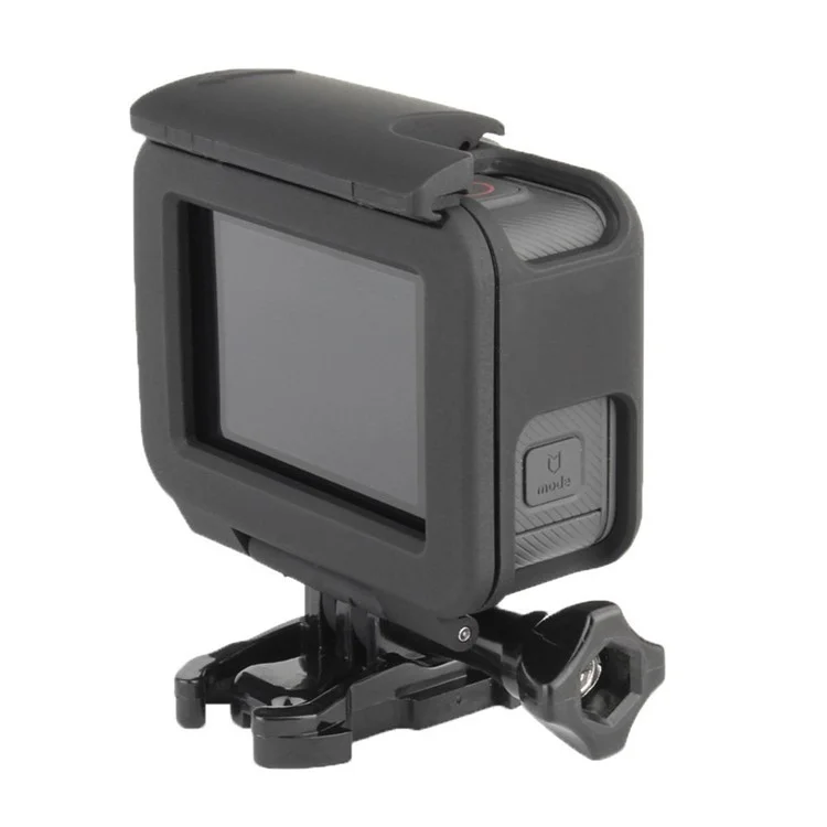 GP1201 For GoPro Hero 5 / 6 Action Camera Cage Side Opening Protective Frame Plastic Housing Case Portable Cover