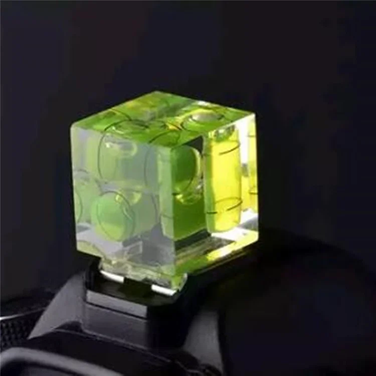 H02 Kamera Hot Shoe 3D Nivellierperle für DSLR-Kamera Hot Shoe Blasenwaage