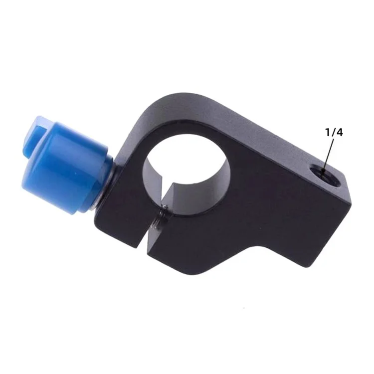 Soporte de abrazadera para varilla de 15 mm con rosca de tornillo de 1/4" para cámara DSLR Rig Rail Magic Arm F189
