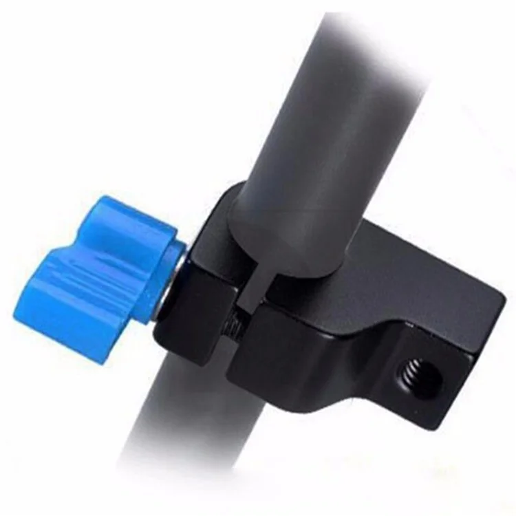 Soporte de abrazadera para varilla de 15 mm con rosca de tornillo de 1/4" para cámara DSLR Rig Rail Magic Arm F189