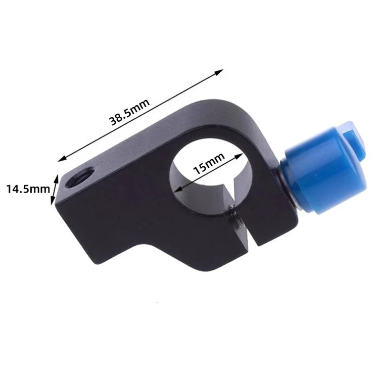 Soporte de abrazadera para varilla de 15 mm con rosca de tornillo de 1/4" para cámara DSLR Rig Rail Magic Arm F189