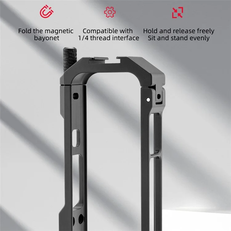 YELANGU LW-ONE X3 For Insta360 ONE X3 Lightweight Aluminum Alloy Camera Video Cage Vlogging Movie Making Tool