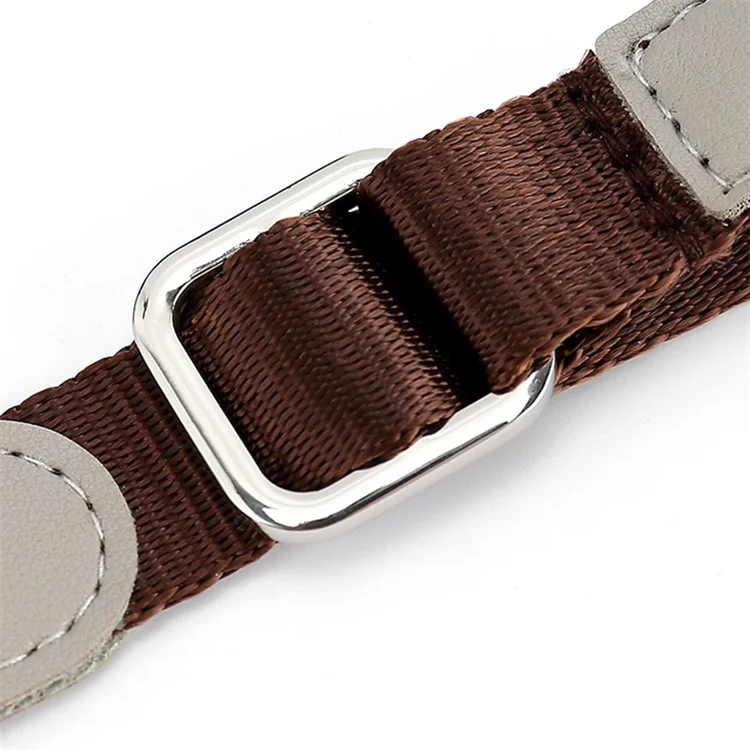 Camera Carrying Strap For Sony Fujifilm Canon , 29-35CM Telescopic Polyester Anti-Wear Wrist Strap - Coffee
