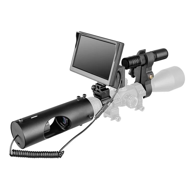 G1 5-inch Screen Digital Night Vision Set with Flashlight, Camera Lens, Mount Bracket Infrared Night Vision (No Battery)