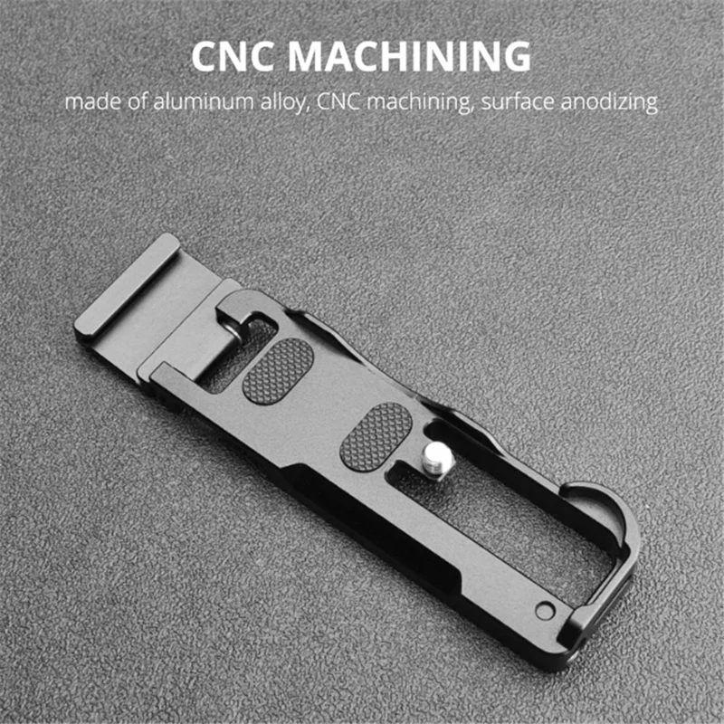 YELANGU CL12 For Sony ZV-1 Aluminum Alloy Camera Base Plate with Anti-slip Rubber Pad