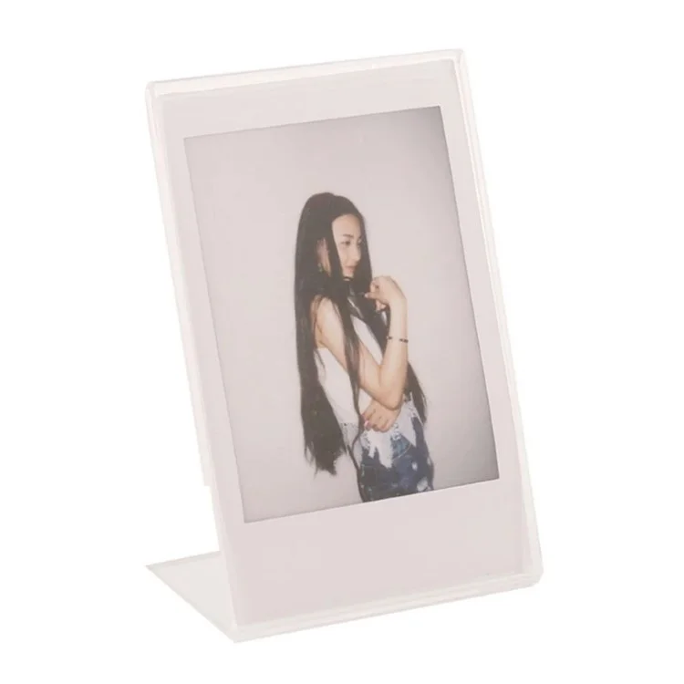 3Stück Acryl-Fotorahmen für Fujifilm Instax Mini 12 / 11 / 9 / 8 Tischständer Transparente Anzeige 3" Fotoalbumständer