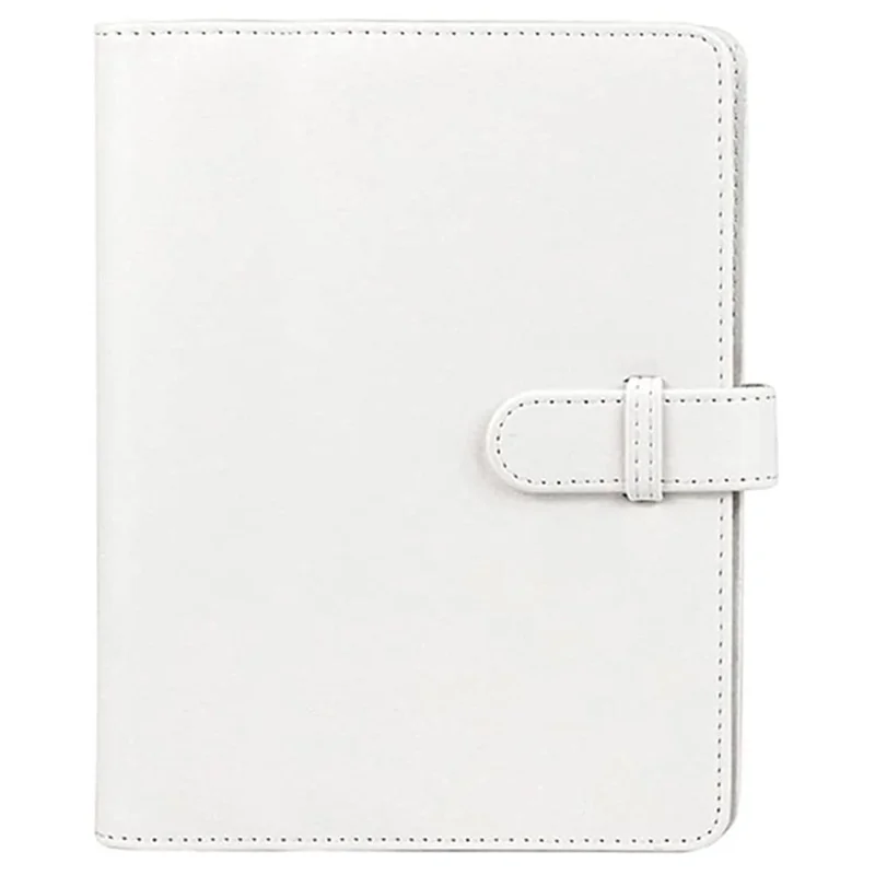 For Instax 3-inch Photos Storage Album 256 Pockets PU Leather Photo Storage Book - White