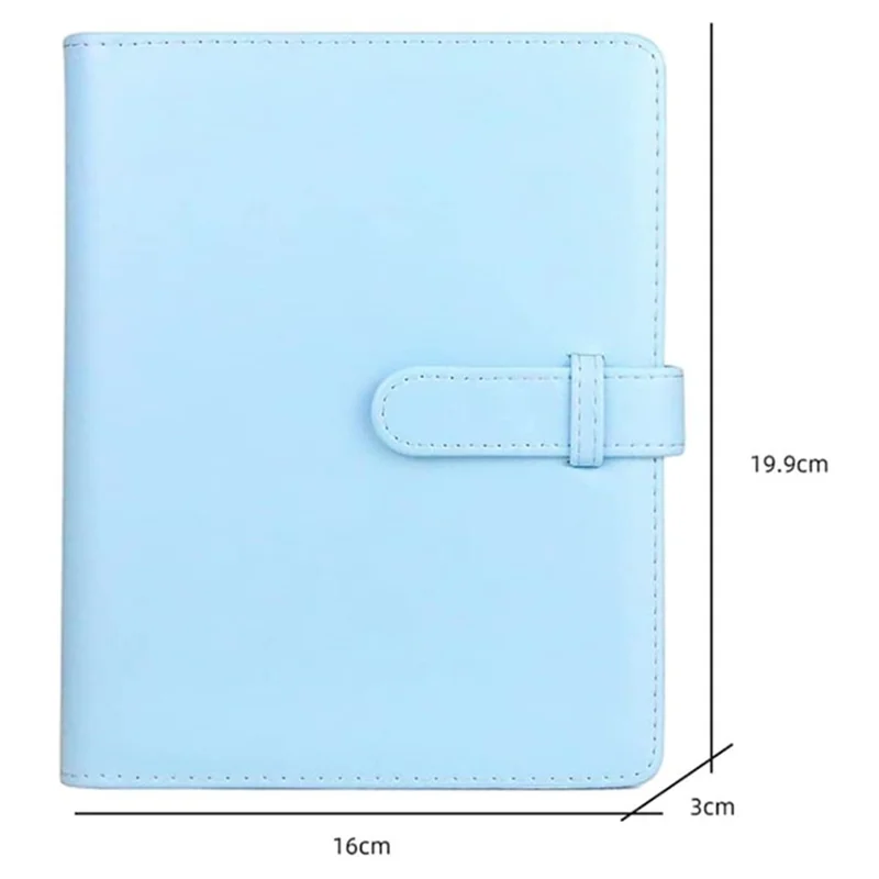 For Instax 3-inch Photos Storage Album 256 Pockets PU Leather Photo Storage Book - White