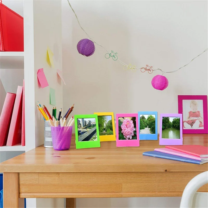For Instax 3-inch Photos Storage Album 256 Pockets PU Leather Photo Storage Book - White