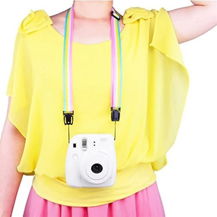 Kit d'accessoires pour l'appareil photo instantané Fujifilm Instax Mini 11 / 12 Pièces avec étui de transport, album photo, cadres, autocollants DIY, filtre - Violet
