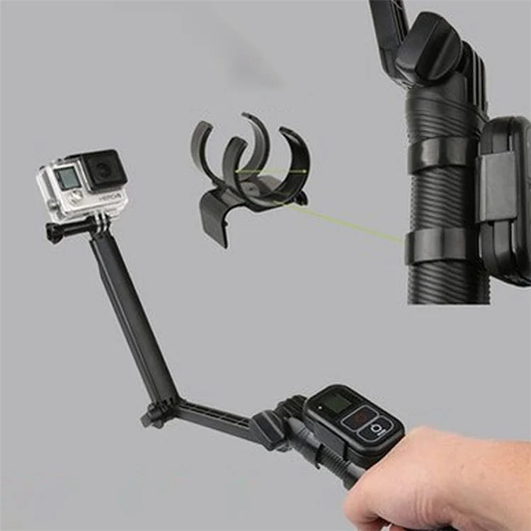 G087 Remote Clip Holder Compatible with GoPro Selfie Stick WiFi Remote Clip Mount