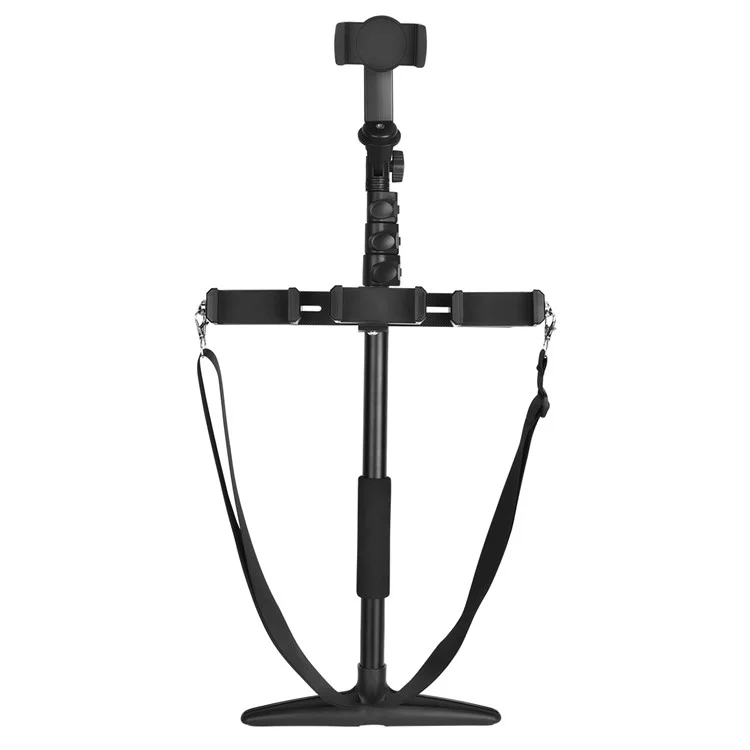 YELANGU LW103 Outdoor Cell Phone Selfie-Stick mit 4 Clips, Handyhalter
