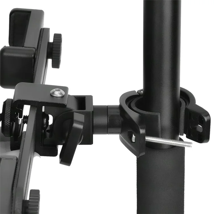 YELANGU LW103 Outdoor Cell Phone Selfie-Stick mit 4 Clips, Handyhalter