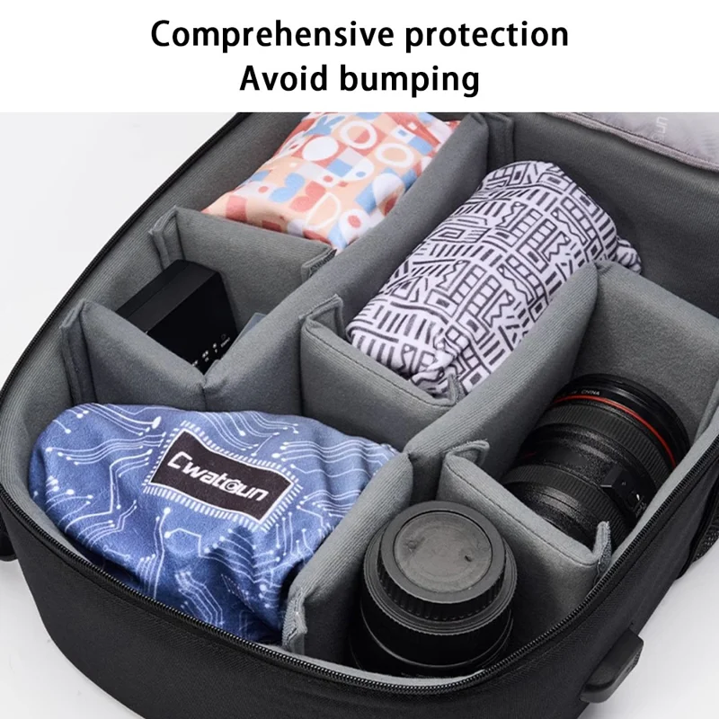 CWATCUN H87W Camera Lens Cleaning Cloth Polyester Protection Wrapped Cloth for Tablet, Drone - Cartoon