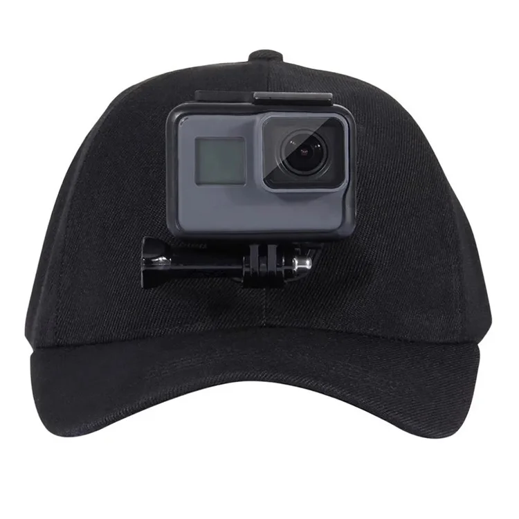 G243 Für GoPro / Xiaoyi Sportskamera-Montagekappe Kamerahalter Baumwoll-Baseball-Kappe