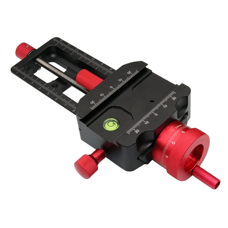 H045 Camera Tripod Slider Macro Slide Rail Photography Quick Release Plate Clamp Base