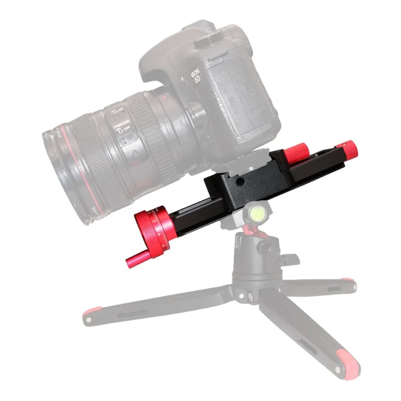 H045 Camera Tripod Slider Macro Slide Rail Photography Quick Release Plate Clamp Base