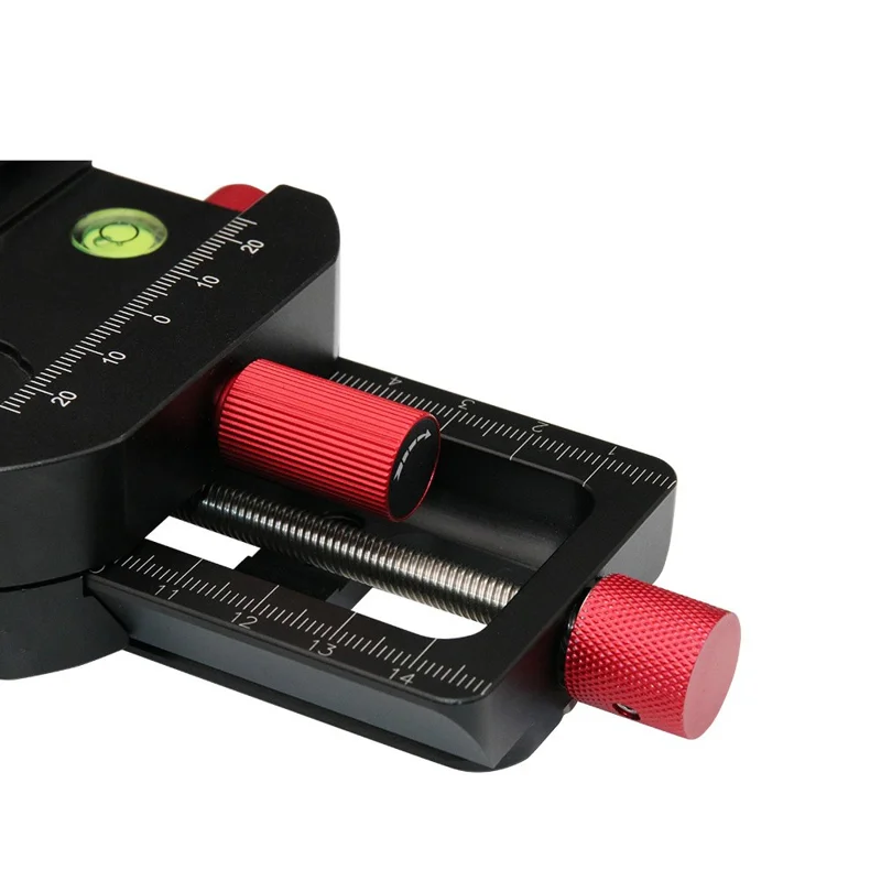 H045 Camera Tripod Slider Macro Slide Rail Photography Quick Release Plate Clamp Base