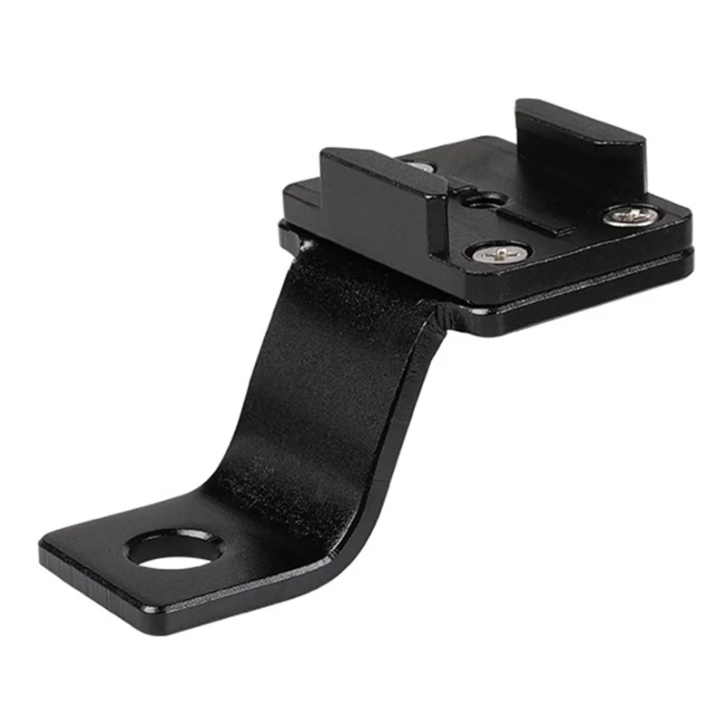 G082 Pour GoPro Action Camera Motorcycle Rearview Mirror Mount Bracket CNC Aluminum Alloy Camera Holder - Black