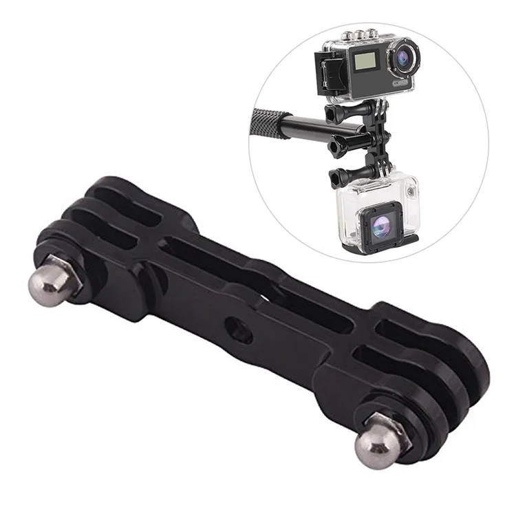 G411 Para la Cámara GoPro Action Soporte de Doble Cabeza Soporte de la Cámara de Luz Soporte