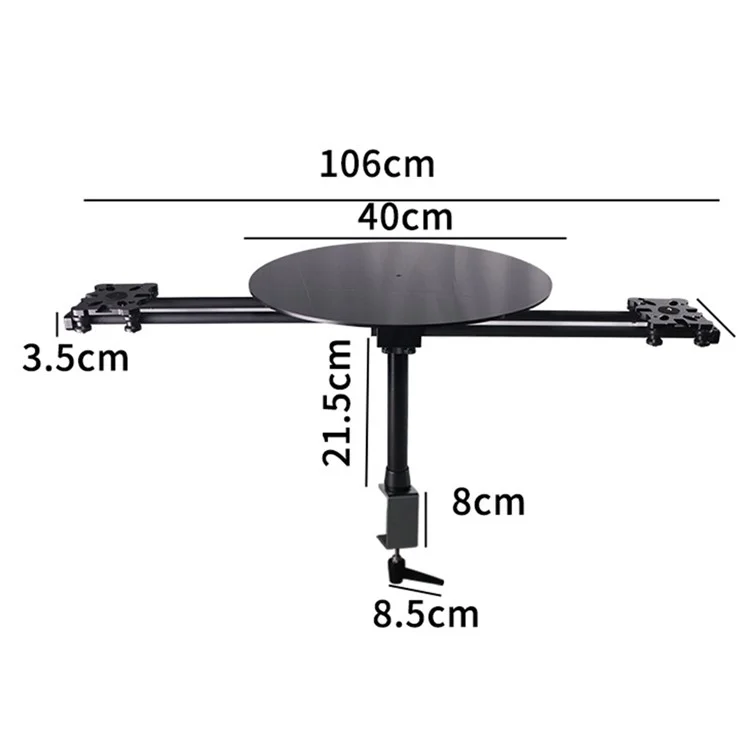 Z082 360 Degrees Rotation Surround Shooting Platform Watch Bag Professional Photography Table