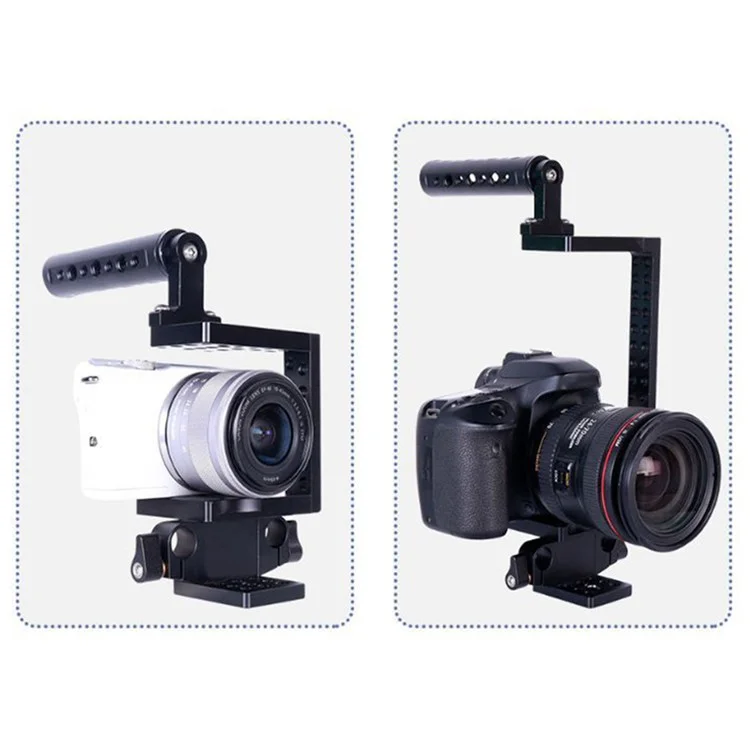 M130 Aluminum Alloy Anti-Shake Camera Cage Handheld Gimbal Stabilizer for Vlogging Live Streaming