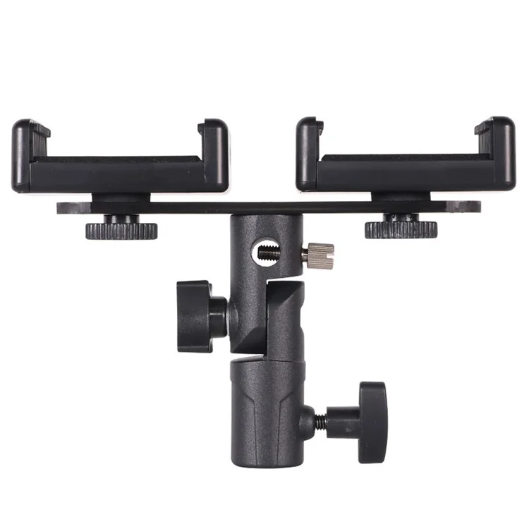 Z011 Clip per telefono cellulare a doppia testa Rotazione a 360 gradi Supporto per live streaming 