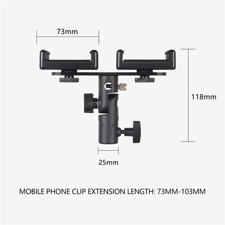 Z011 Clip de Téléphone Mobile à Double Tête