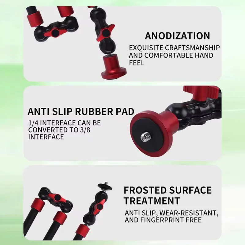 Z054 Camera Clamp Mount with Articulating Magic Arm Adjustable Metal Cantilever Bracket