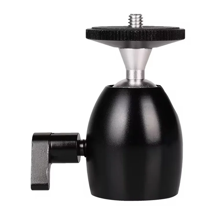 Q39 Treppiede per fotocamera Mini Ball Head con interfaccia a vite 1/4" Adattatore per gimbal fotocamera in lega di alluminio