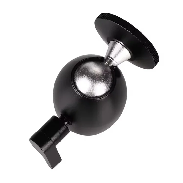 Q39 Treppiede per fotocamera Mini Ball Head con interfaccia a vite 1/4" Adattatore per gimbal fotocamera in lega di alluminio