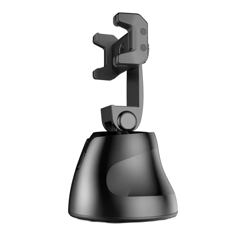 Q8 Auto Face Tracking Handy Gimbal Stativ, 360-Grad-Smart-Shooting-Stabilisator mit Objektverfolgung für Vlog, Live-Streaming, Videoaufnahme - Schwarz