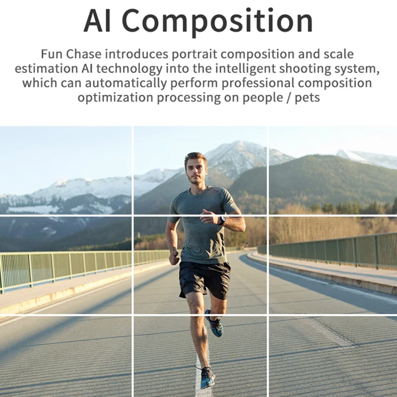 Q8 Auto Face Tracking Handy Gimbal Stativ, 360-Grad-Smart-Shooting-Stabilisator mit Objektverfolgung für Vlog, Live-Streaming, Videoaufnahme - Schwarz