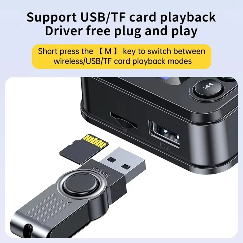 Bluetooth-compatible 5.3 Transmitter Receiver LCD Display 3.5mm AUX TV Home Stereo Audio Adapter for Bluetooth Speakers Headphones PC Laptops