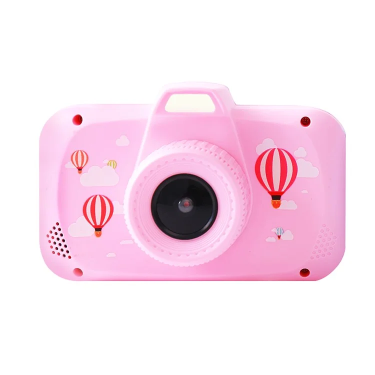 K5 3,5-Zoll-Bildschirm Kinderkamera Kinderspielzeug Bildungsgeschenk für Mädchen und Jungen zum Geburtstag oder Weihnachten - Rosa