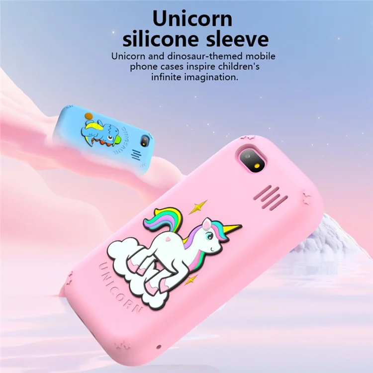 W9 Fotocamera per bambini con design a cartoni animati, schermo da 2,8 pollici, giochi, sveglia, fotocamera HD ricaricabile - Viola