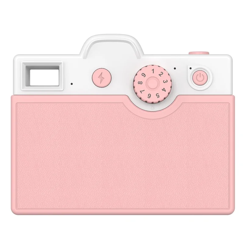 Q8 200 DPI Instant Print Children Digital Camera Mini Inkless Thermal Printer - Pink