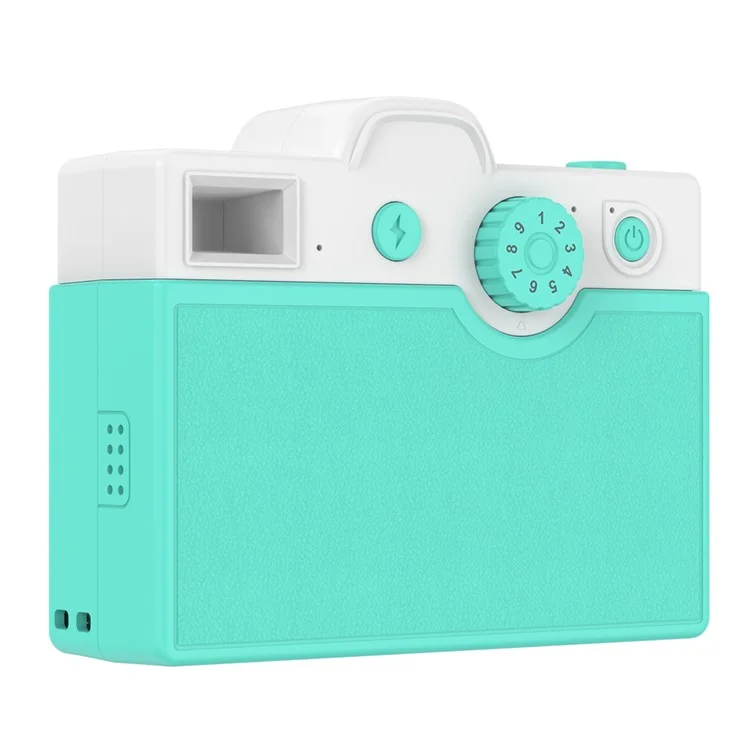 Q8 200 DPI Instant Print Children Digital Camera Mini Inkless Thermal Printer - Blue