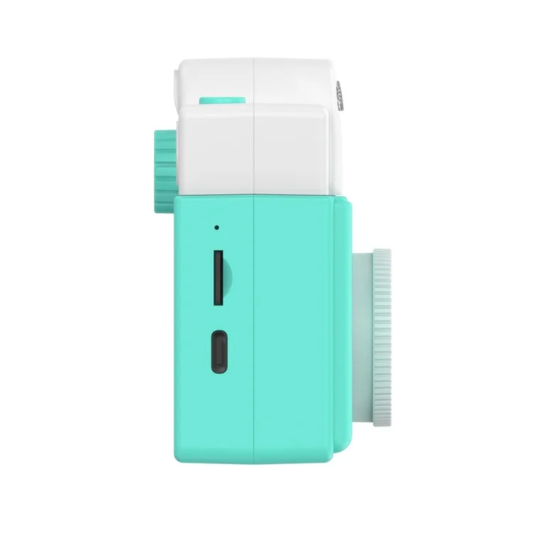 Q8 200 DPI Instant Print Children Digital Camera Mini Inkless Thermal Printer - Blue