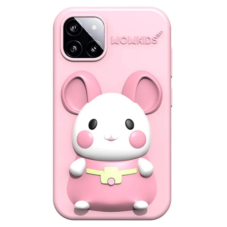P1 Plus Toddler Early Education Kids Phone Toy Dual-Lens Camera (Without Storage Card) - Pink