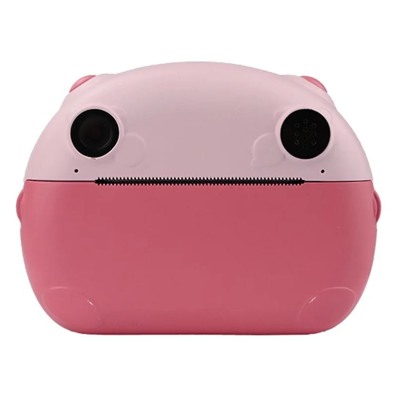 KDC-0013B 2.4 inch Screen HD Kids Instant Camera Dual Lens Thermal Printing Camera Toy - Pink