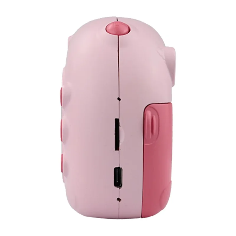 KDC-0013B 2.4 inch Screen HD Kids Instant Camera Dual Lens Thermal Printing Camera Toy - Pink