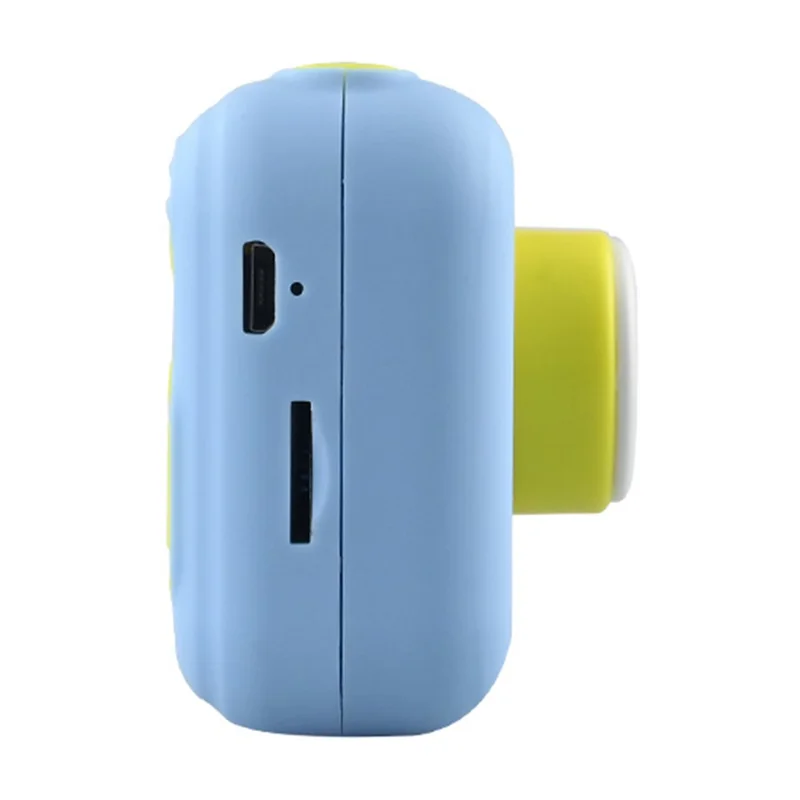 KDC-0025 2.0 Inch Screen Mini Kids Camera 180 Degree Flip Lens Video Recorder, with 32G TF Card + Card Reader - Blue